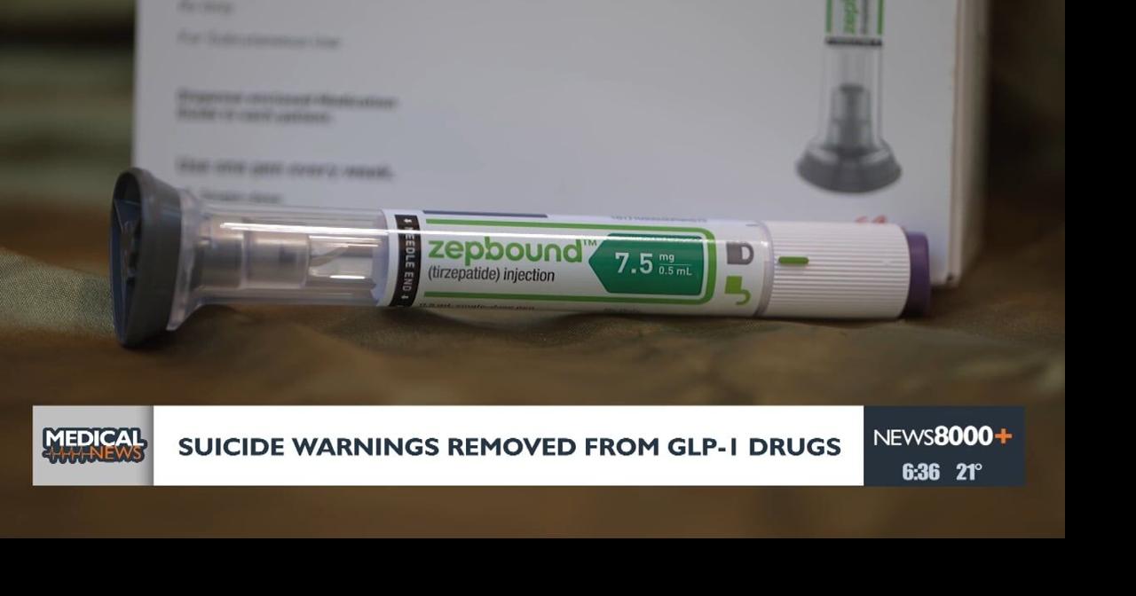 Medical Headlines: Suicide warnings removed from GLP-1 drugs