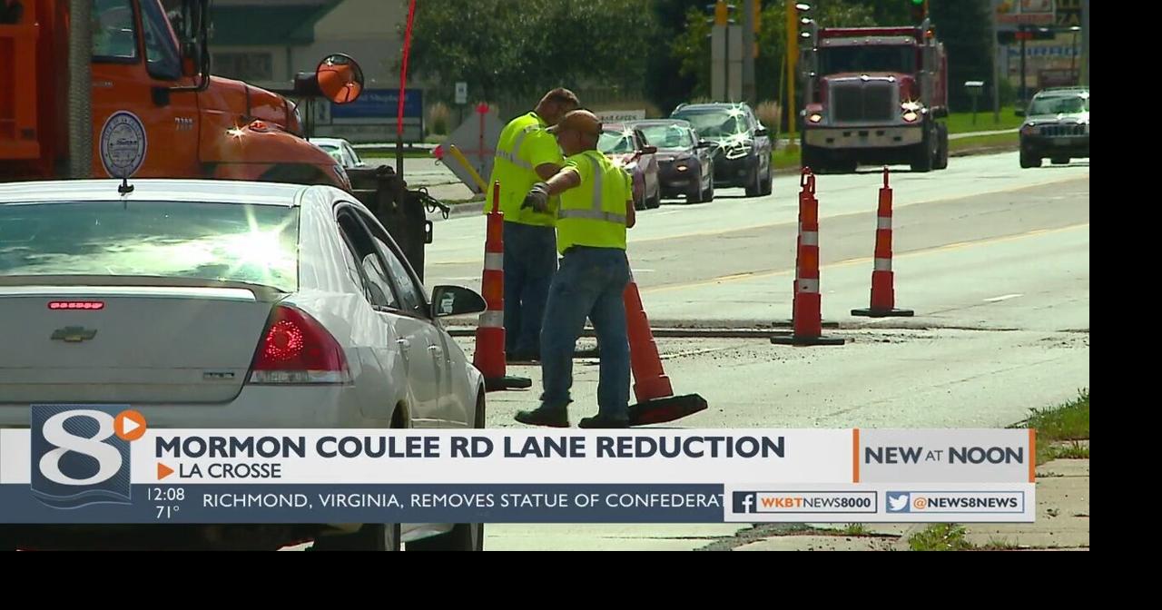 Traffic Alert La Crosse narrowing Mormon Coulee Road for repairs Local News