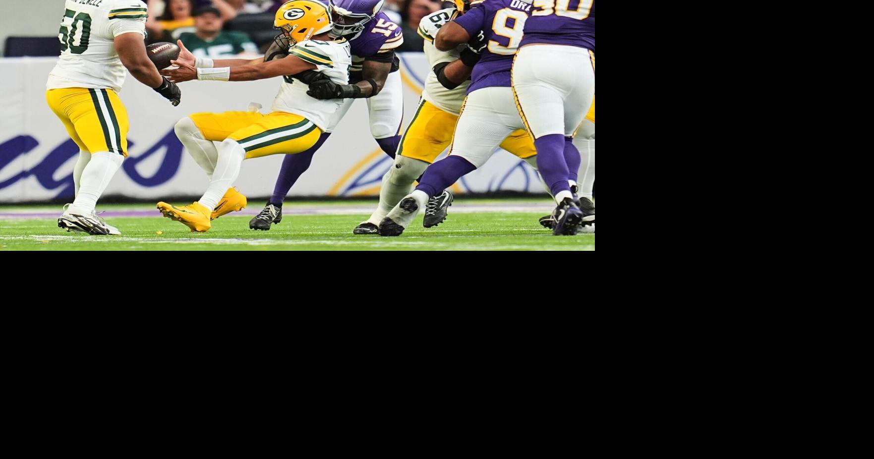 Packers' offensive line woes? Matt LaFleur says he saw ‘things we have to clean up' in loss to Vikings — a major understatement Jason Wilde Sep 15, 2026 9 mins ago