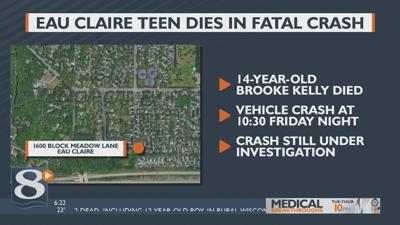 14-year-old dies in Eau Claire County crash | Local News | news8000.com