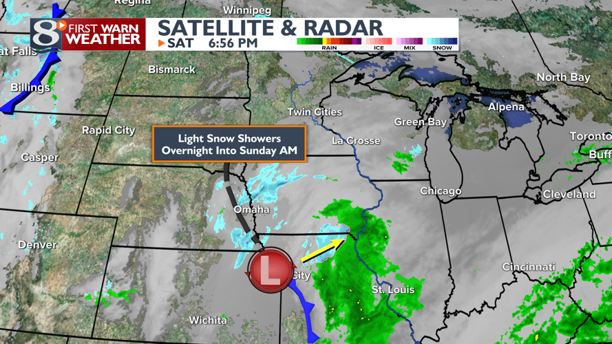 Light Rain or Drizzle this Evening... then Light Snow Showers Overnight ...