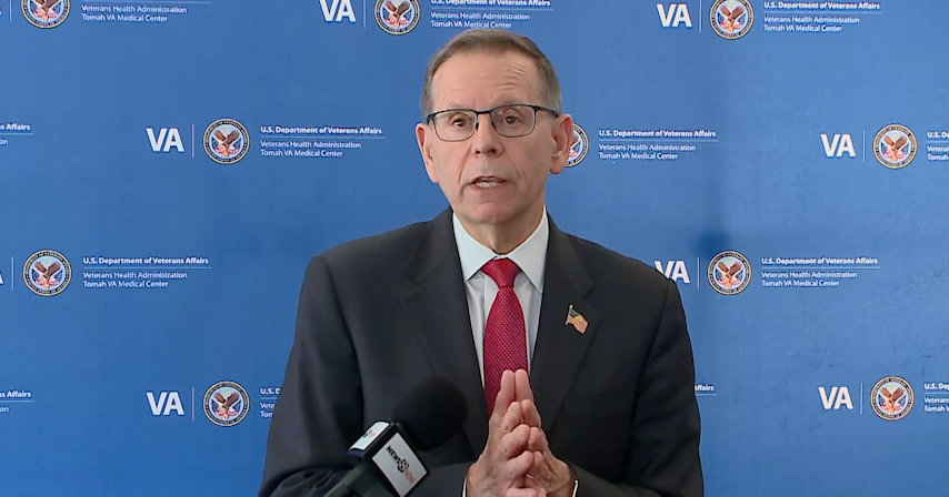 U.S Veteran Affairs Deputy Secretary Paul Lawrence promotes federal record-keeping system at Tomah VA
