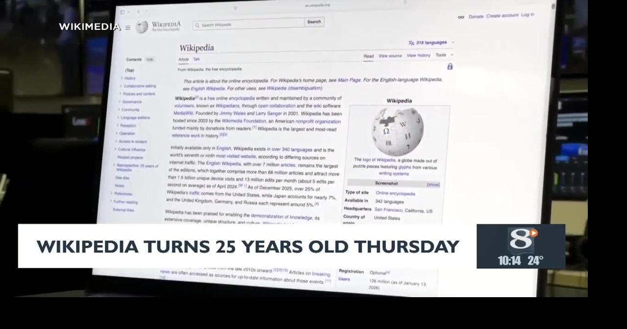 Wikipedia Turns 25 Years Old | News | news8000.com