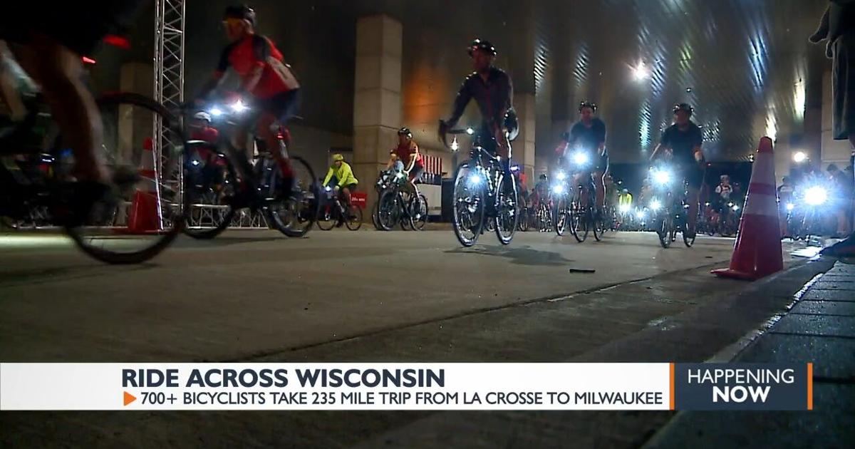 700 Bicyclists take off on Ride Across Wisconsin, WBF shows off ...