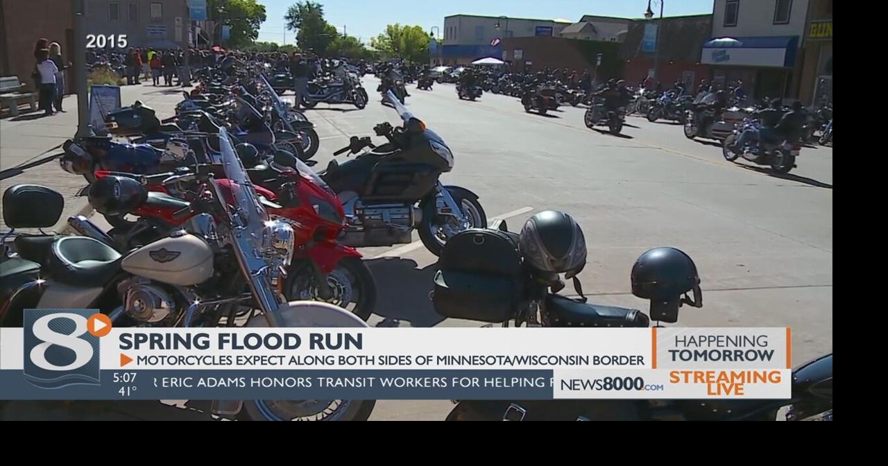 Spring Flood Run to bring motorcycles along Mississippi river between