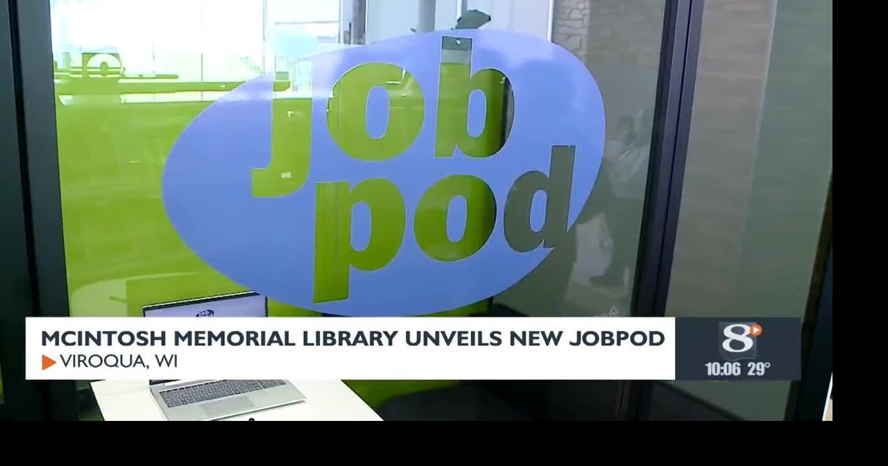 McIntosh Memorial Library Unveils New JobPod | News | news8000.com