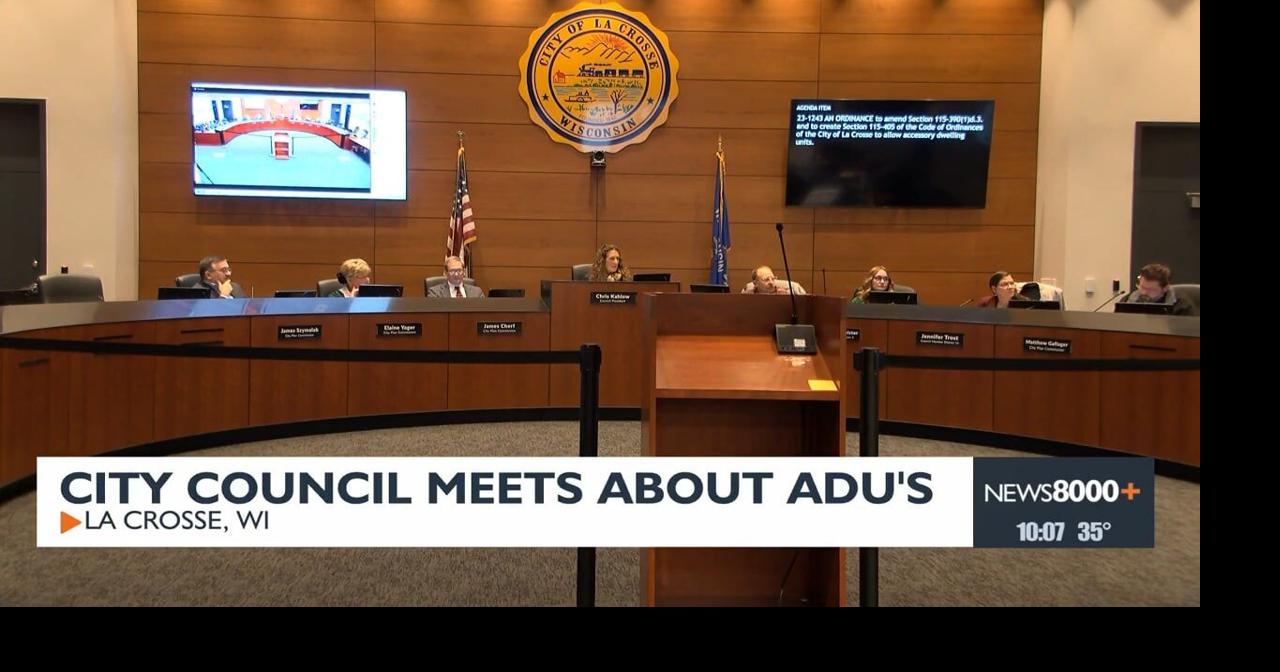 La Crosse City Council meets to discuss 'accessory dwelling units' News