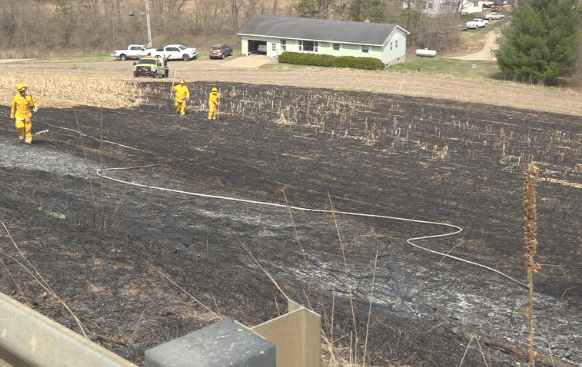 Acre of land damaged in rural La Crosse grass fire | La Crosse ...