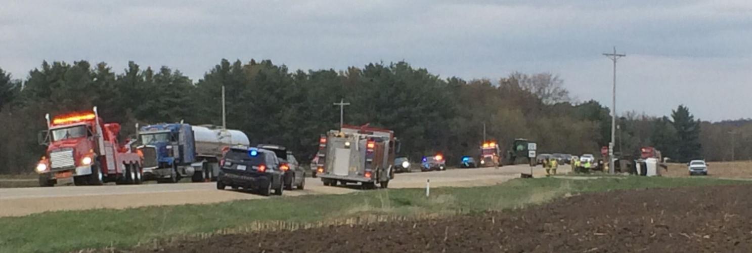 Threevehicle crash near Blair injures two, snarls traffic on US 53 in