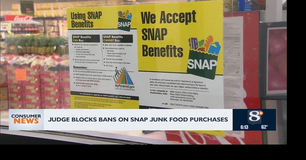 Consumer Headlines: Judge Rolls Back Snap Restrictions on Soda and Candy