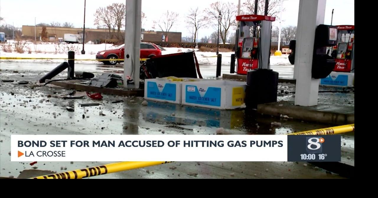 Bond set for man accused of hitting gas pumps | News | news8000.com
