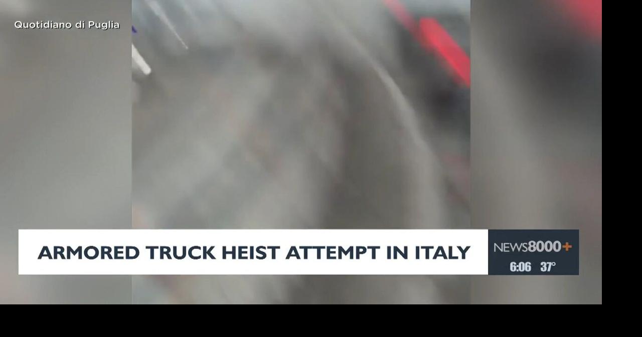 Armored Truck Heist Attempt In Italy