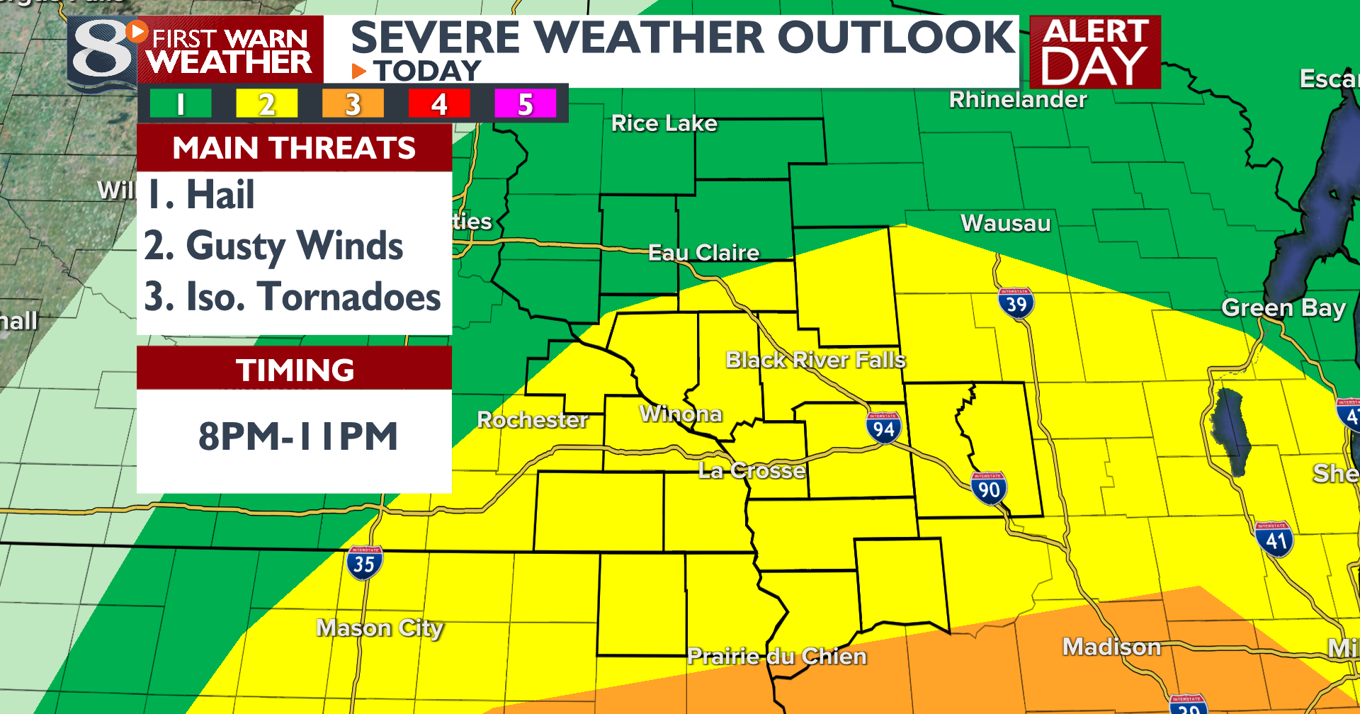 ALERT DAY: Rain Likely Today. Storms Likely Tonight - Vimarsana News