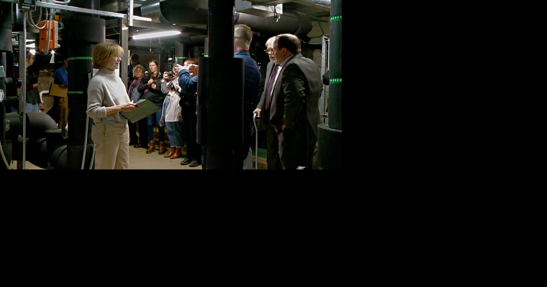 Sen. Tina Smith tours Winona elementary school's new geothermal system ...