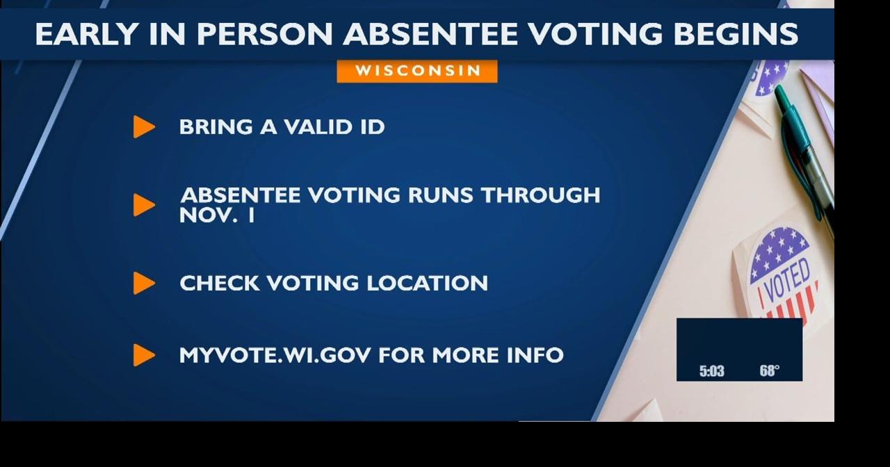 Early in Person Absentee Voting Begins | News | news8000.com