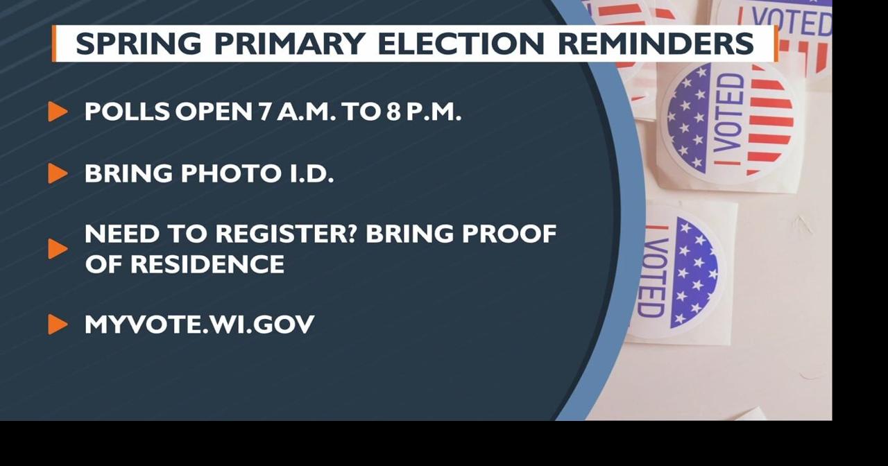 Reminders to keep in mind ahead of the spring primary election La Crosse