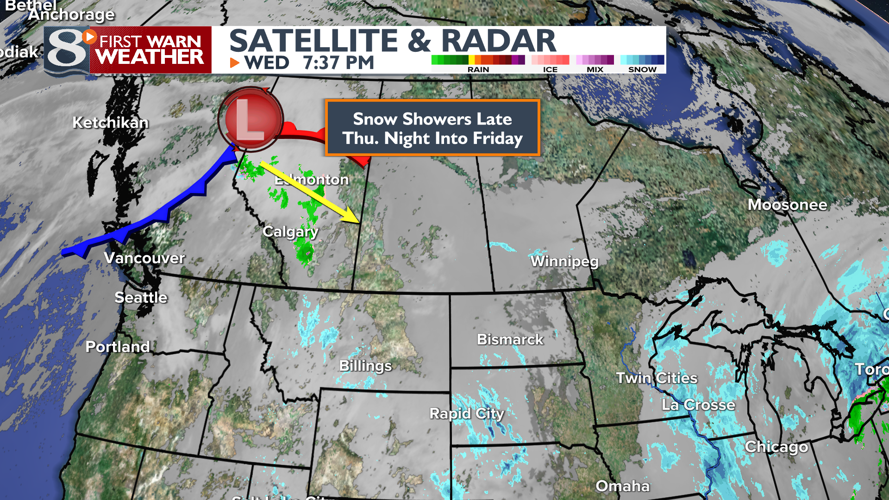 Light Snow Showers Tonight, Roads Could be Slick in Spots | Forecast ...