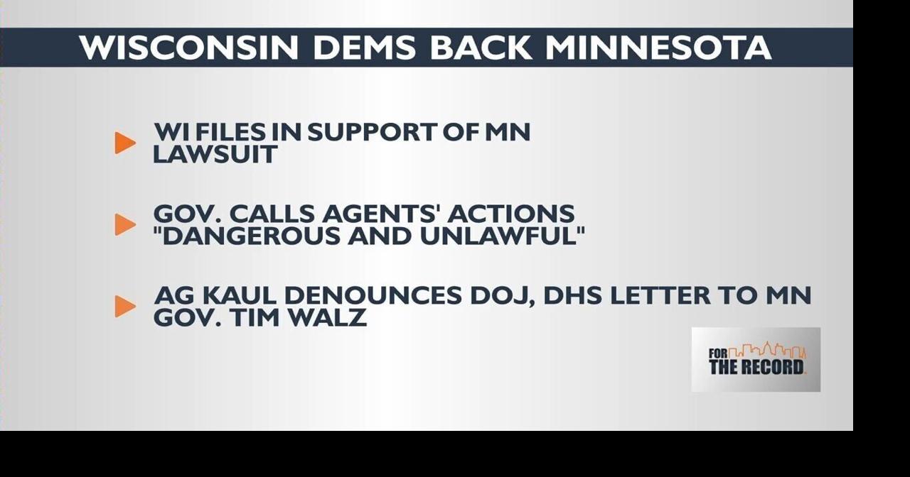 Wisconsin joins multistate challenge to Trump's federal immigration enforcement