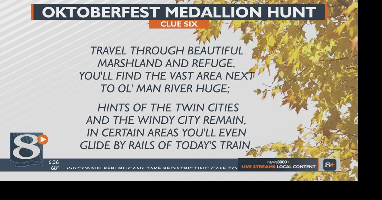 Oktoberfest reveals sixth clue of Medallion Hunt La Crosse