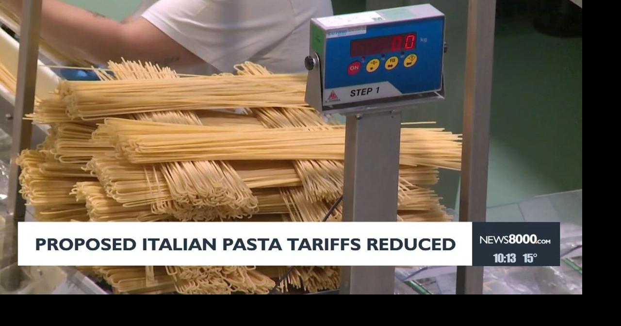 Proposed Italian pasta tariffs reduced | News | news8000.com