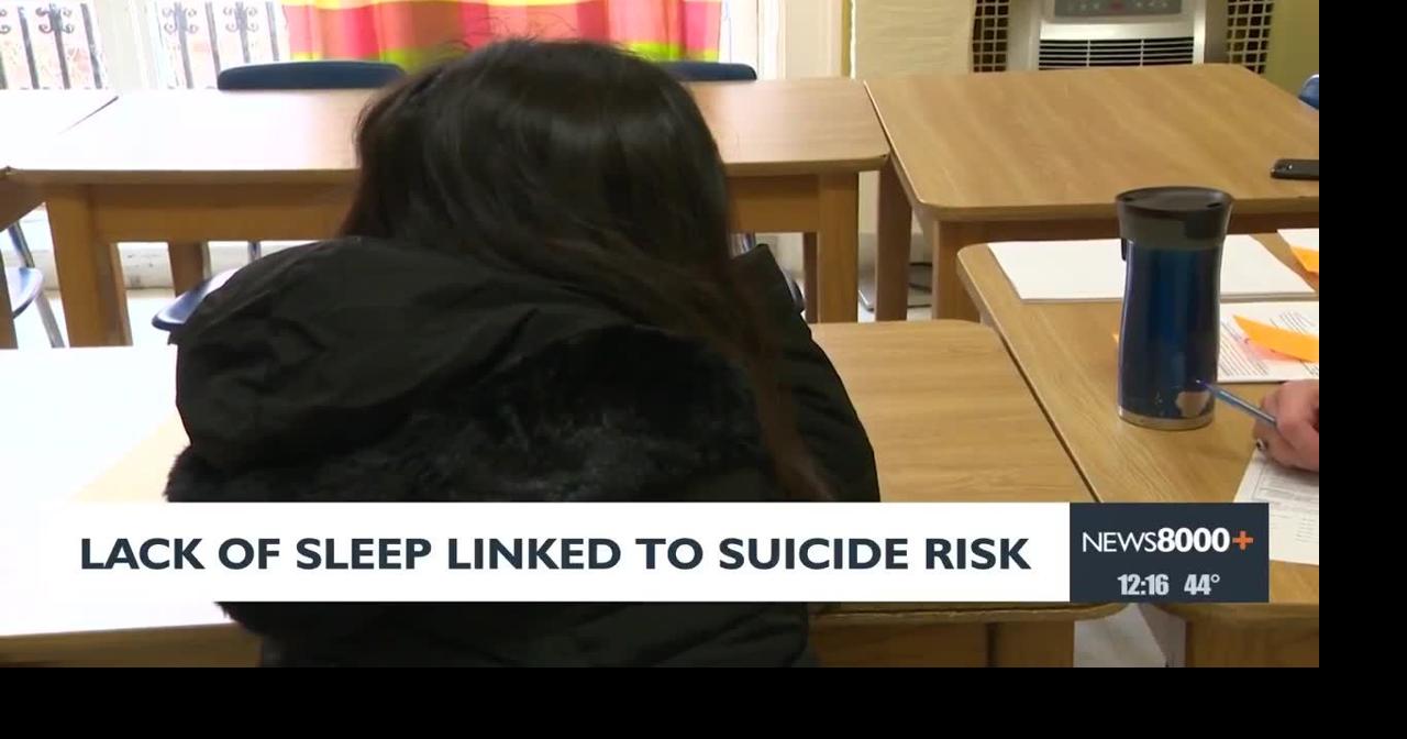 Health headlines: Lack of sleep linked to suicide risk