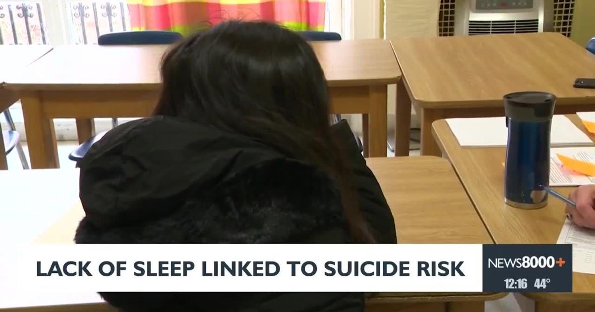 Health headlines: Lack of sleep linked to suicide risk