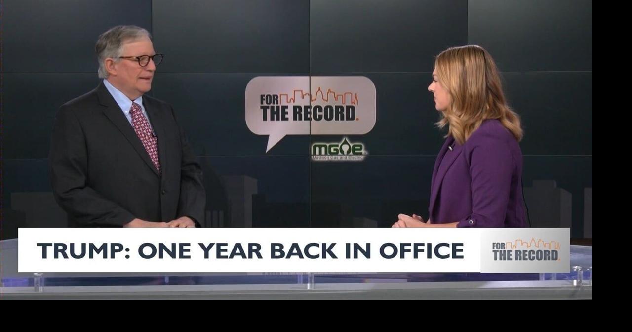 Marquette Law School poll and Trump's first year back in office