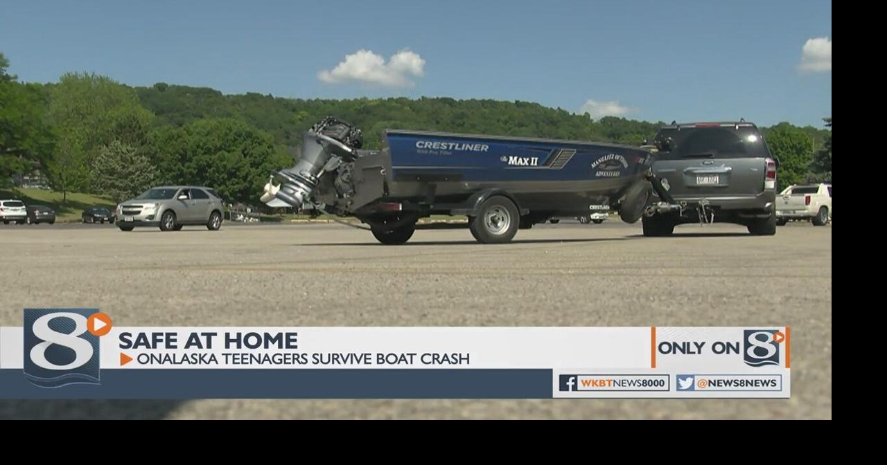Safe at home Onalaska teenagers survive boat crash near La Crosse’s