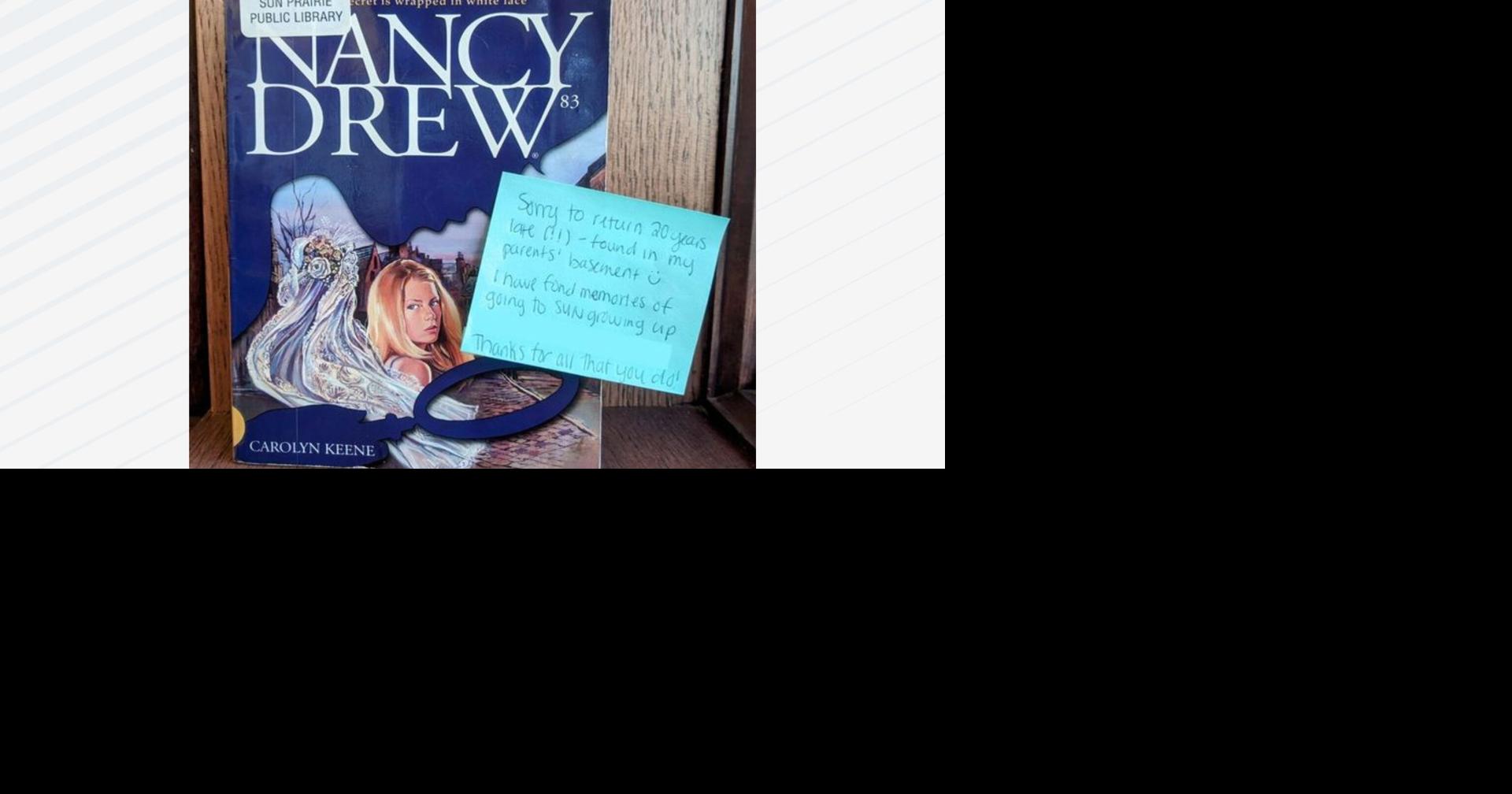 Nancy Drew book returned to Wisconsin library after 20 years ...