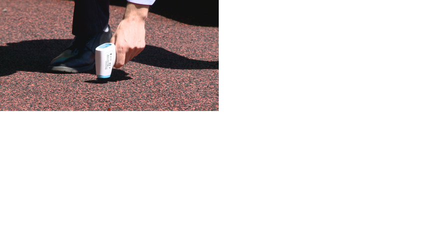 Community members and children conducted playground surface temperatures - Vimarsana News