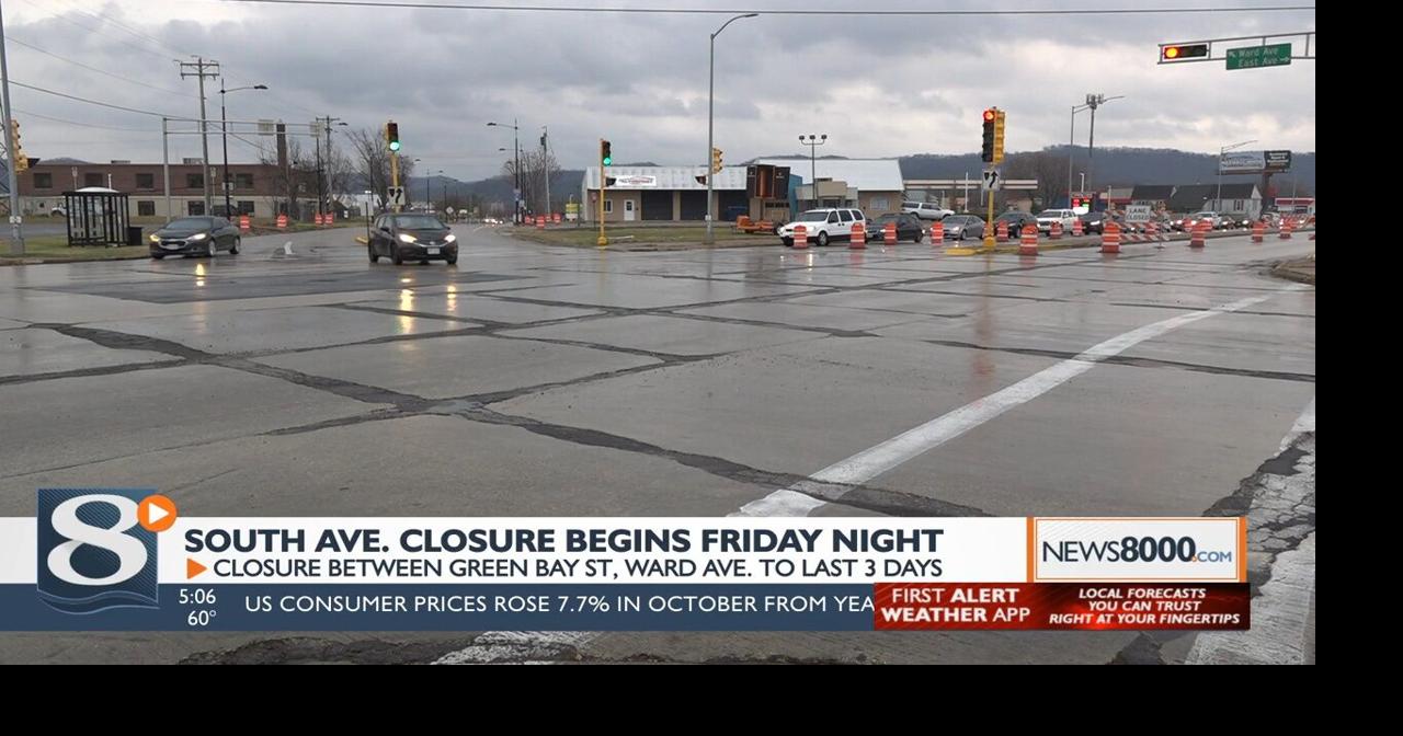 La Crosse’s South Avenue partial road closure to last through weekend
