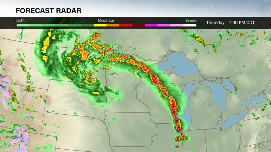 Wisconsin and Minnesota communities hit by tornadoes as severe storm threat shifts south Friday