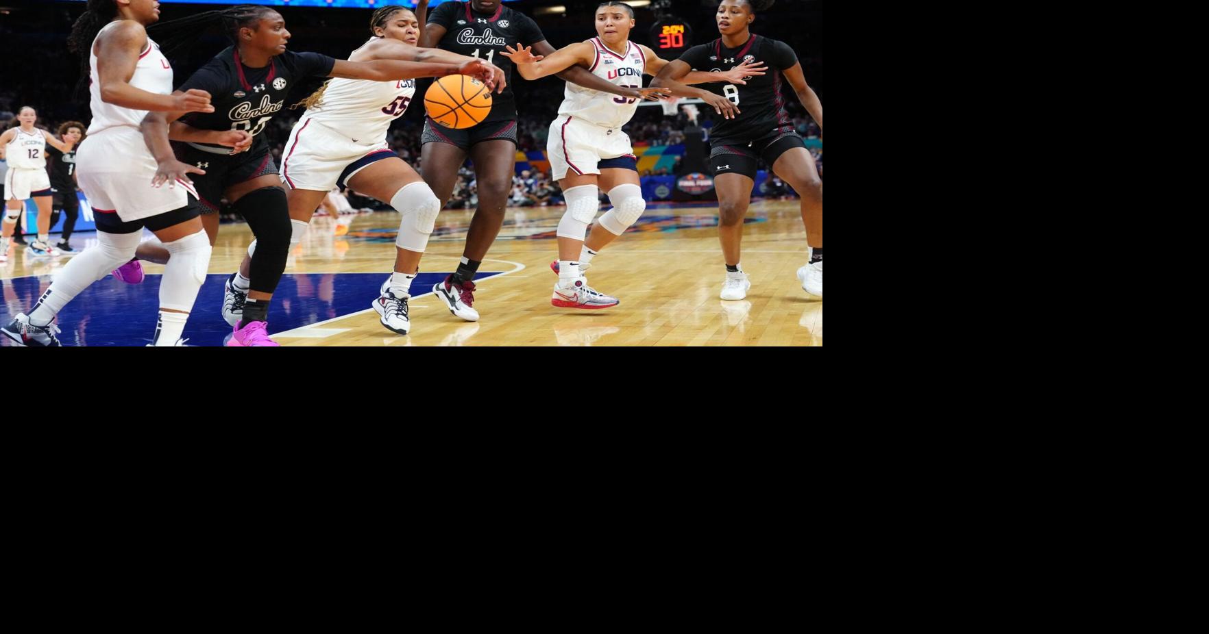 South Carolina shocks UConn in women’s Final Four, ending Huskies’ bid for perfection