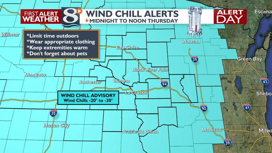 ALERT NIGHT Due to Bitterly Cold Temps & Wind Chills | | news8000.com