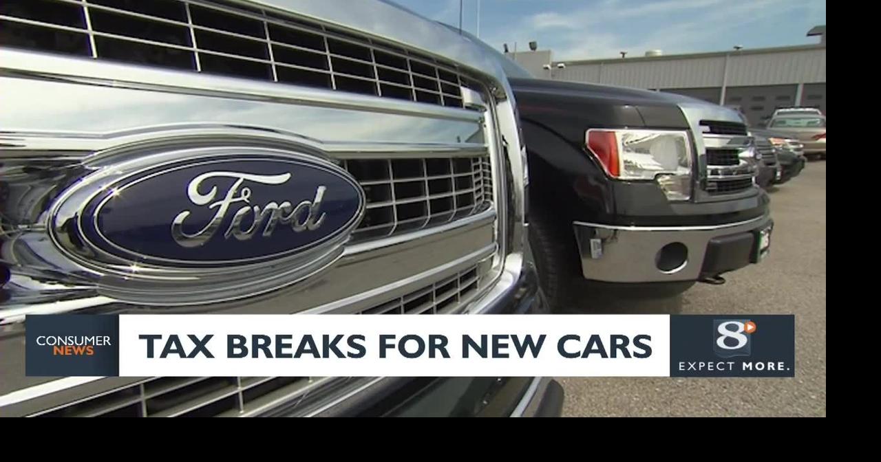 Tax breaks for new cars