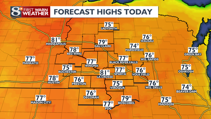 Mainly Sunny with Seasonable Temperatures Today | | news8000.com