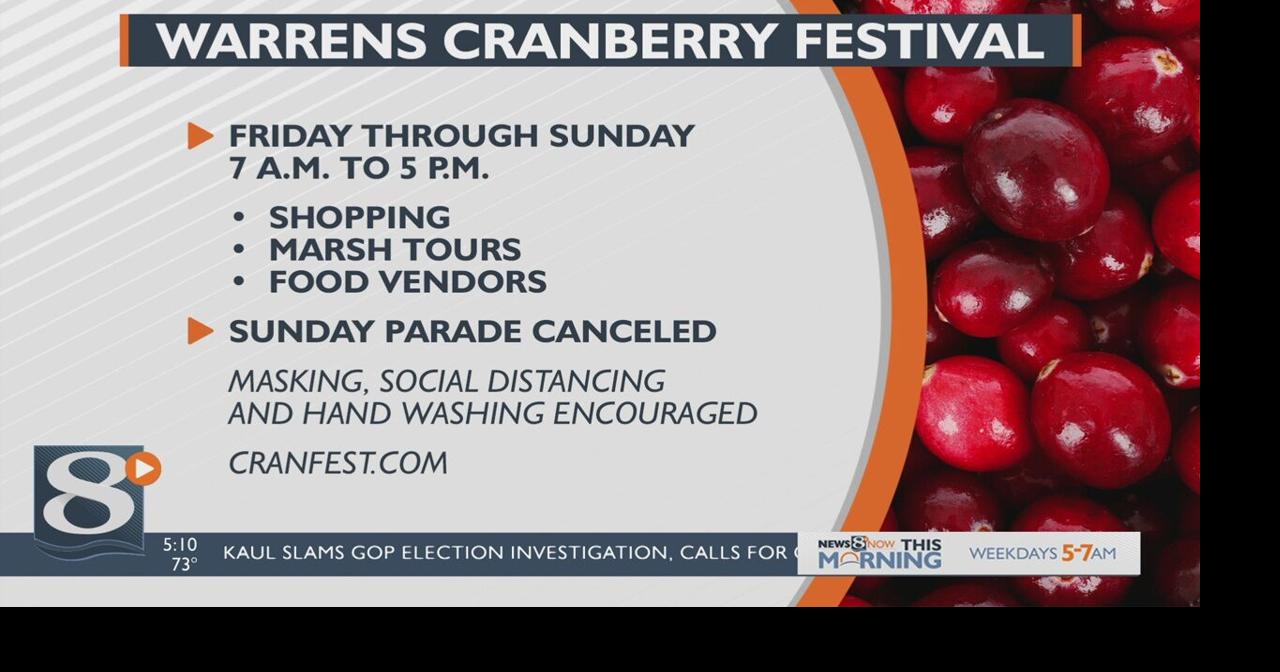 Warrens Cranberry Festival kicks off Friday Entertainment