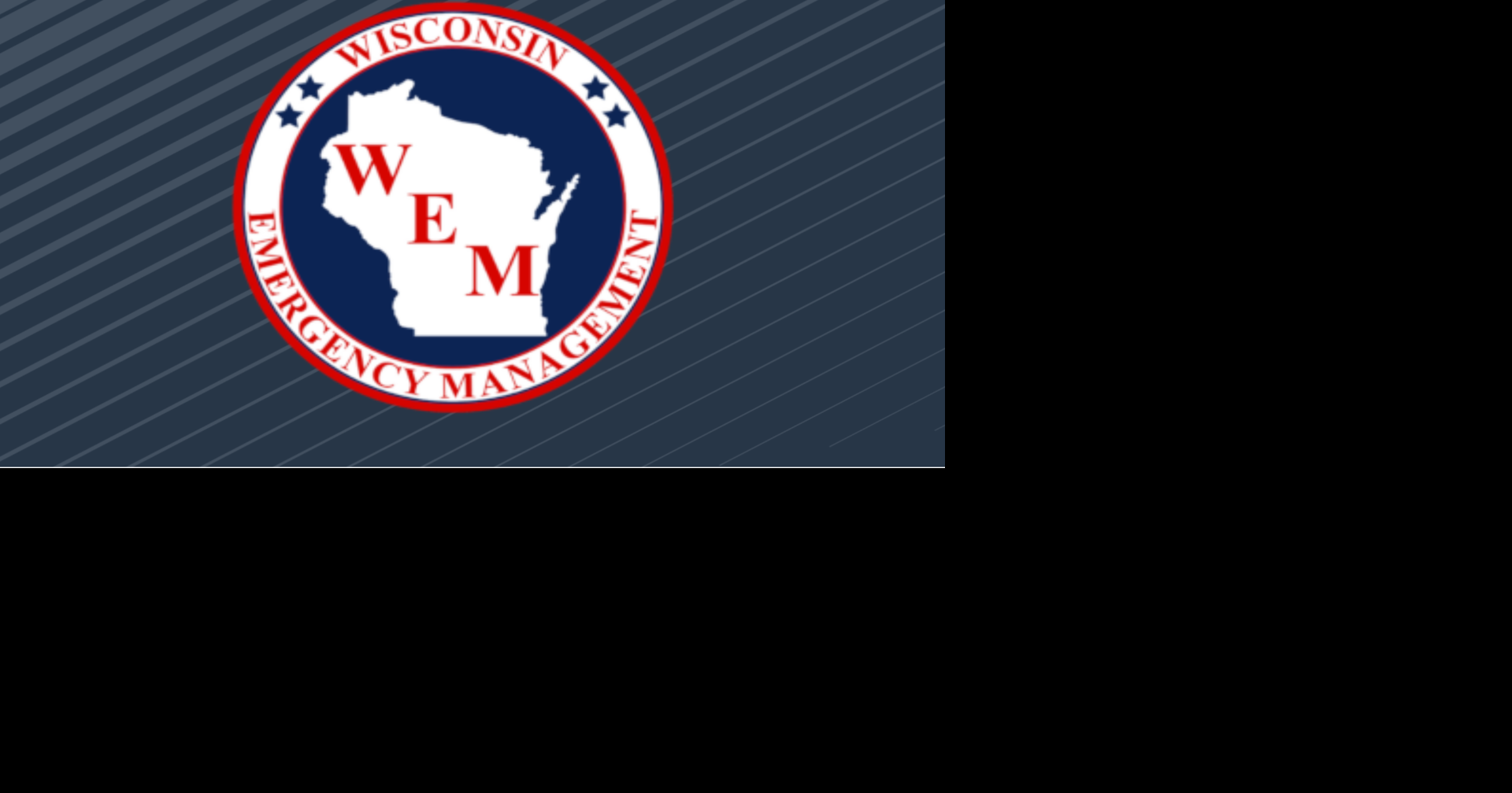 Wisconsin Emergency Management working with communities affected by flooding in southeast Wisconsin