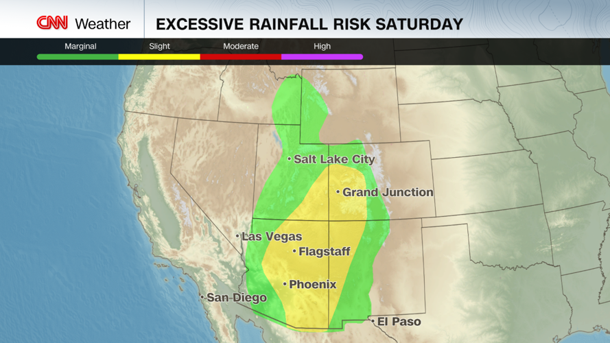 Over a month’s-worth of rain could fall in the Desert Southwest and ...