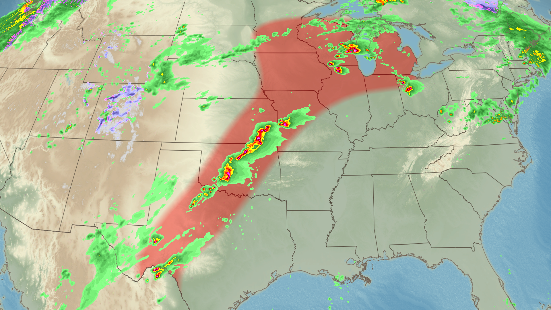 Tornado threat ramps up across central US a day after destructive ...
