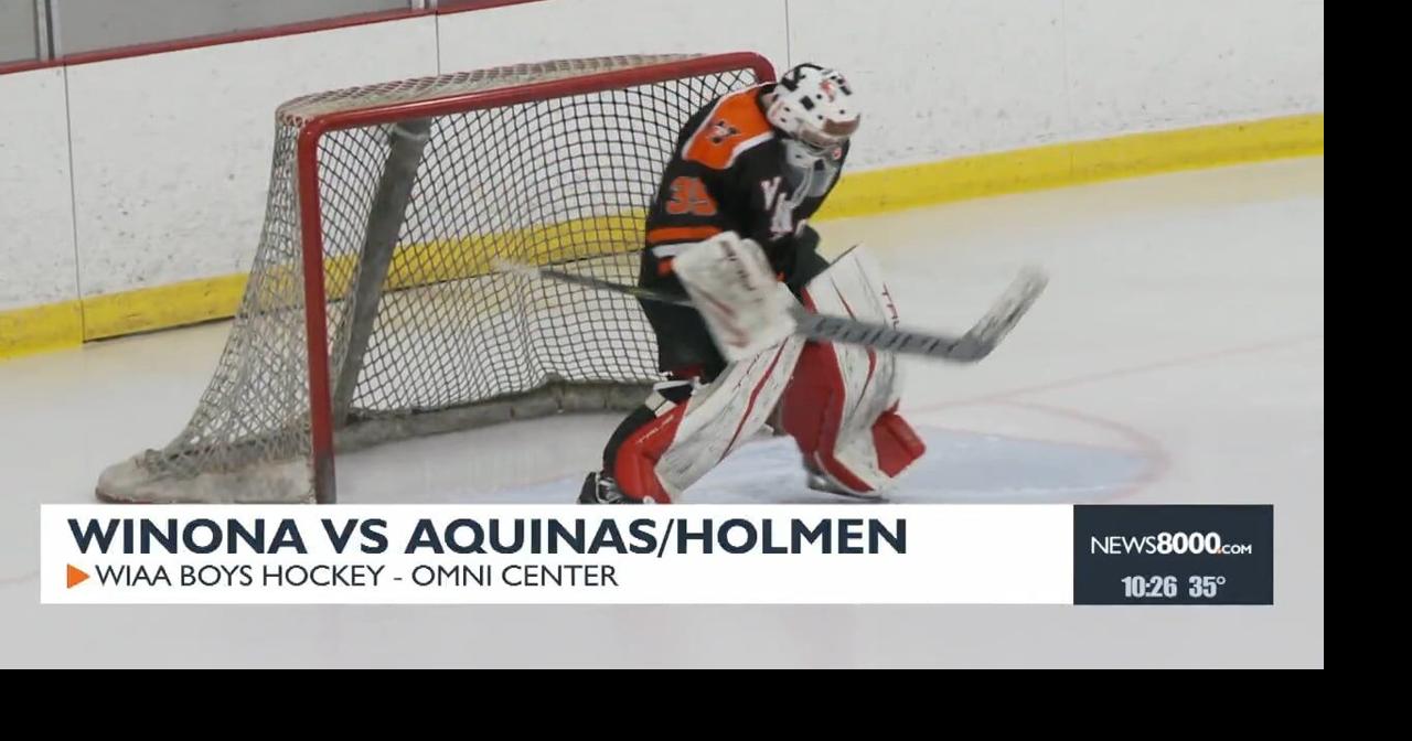 High School Boys #39 Hockey: Winona vs Aquinas/Holmen Sports news8000 com