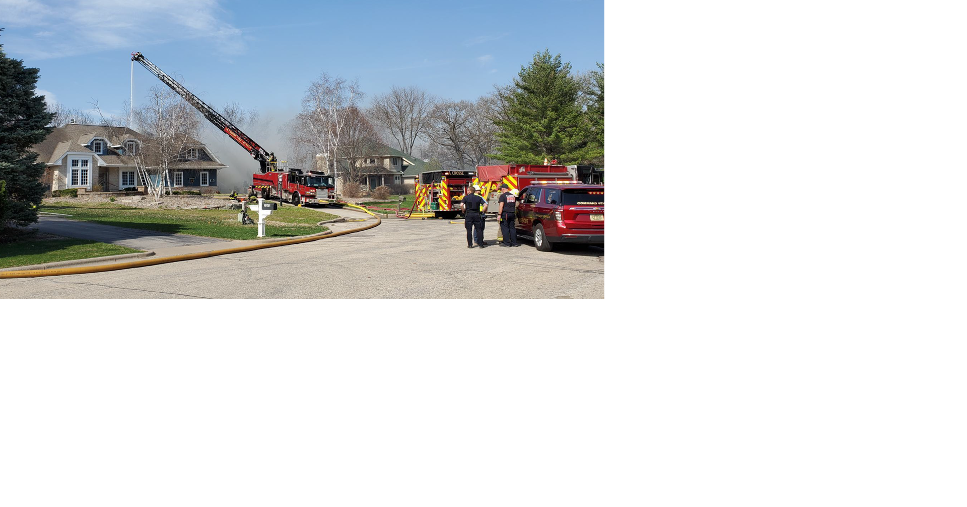 Multiple fire departments respond to house fire in La Crosse Local