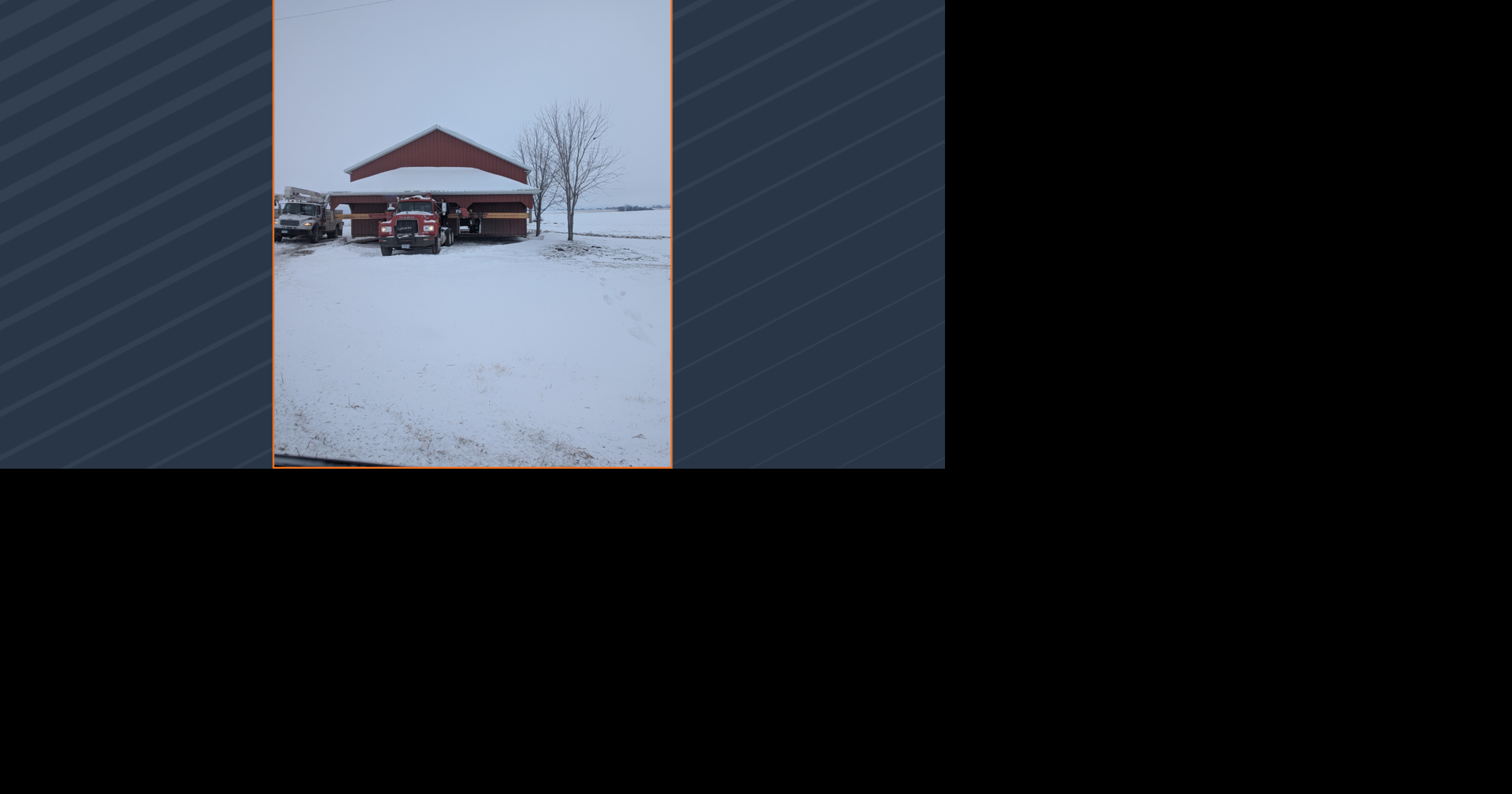 'Please be patient': Large building transport prompts traffic alert in Winona County