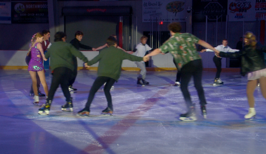 Figure skaters and hockey players team up to support youth sports ...