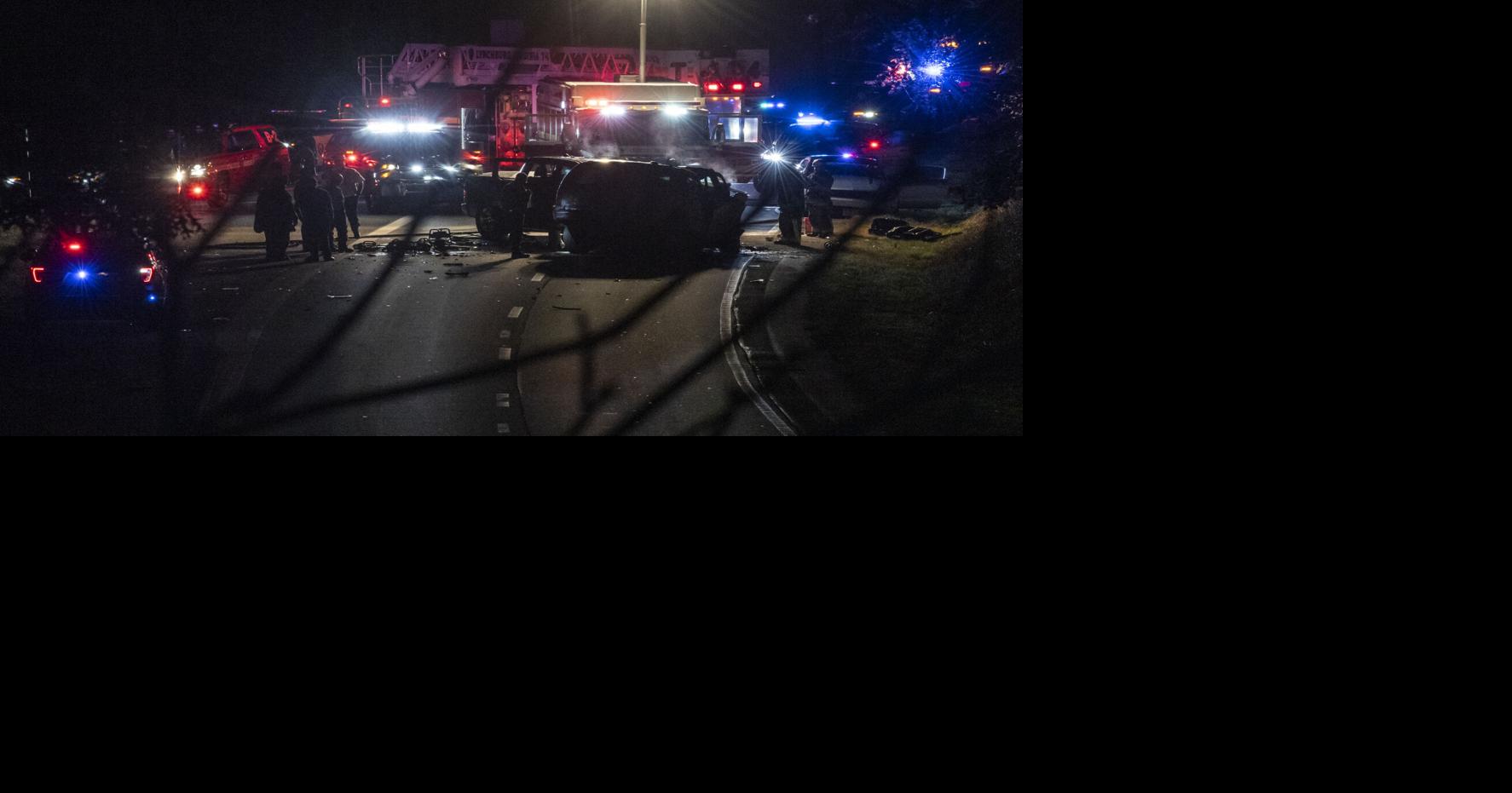 Police: 2 people dead after wrong-way crash in Lynchburg