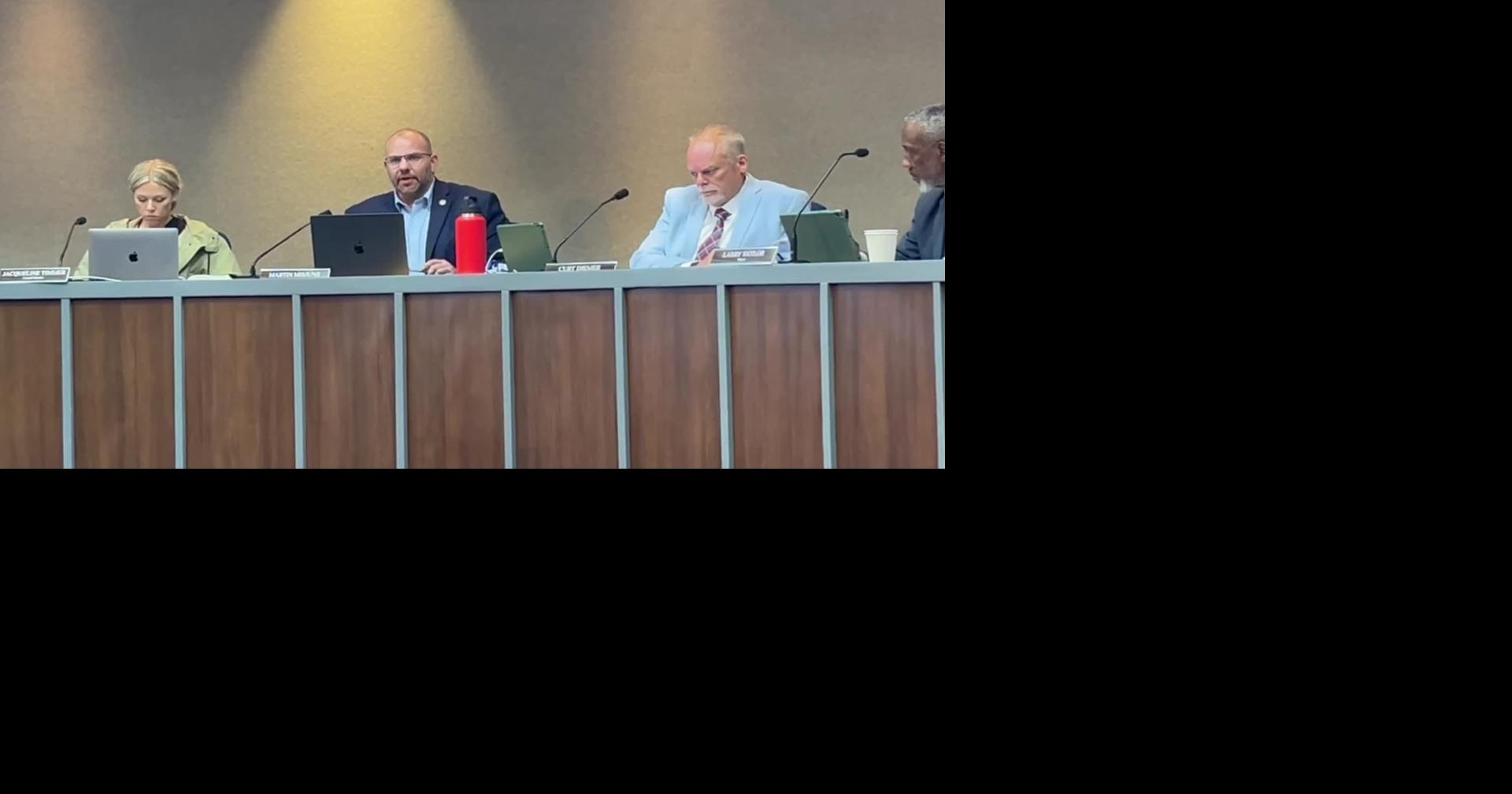 At-large Councilman Martin Misjuns talks about School Board member Letitia Lowery