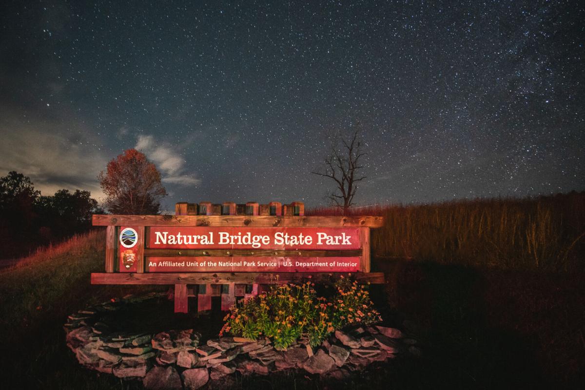 Natural Bridge dark sky