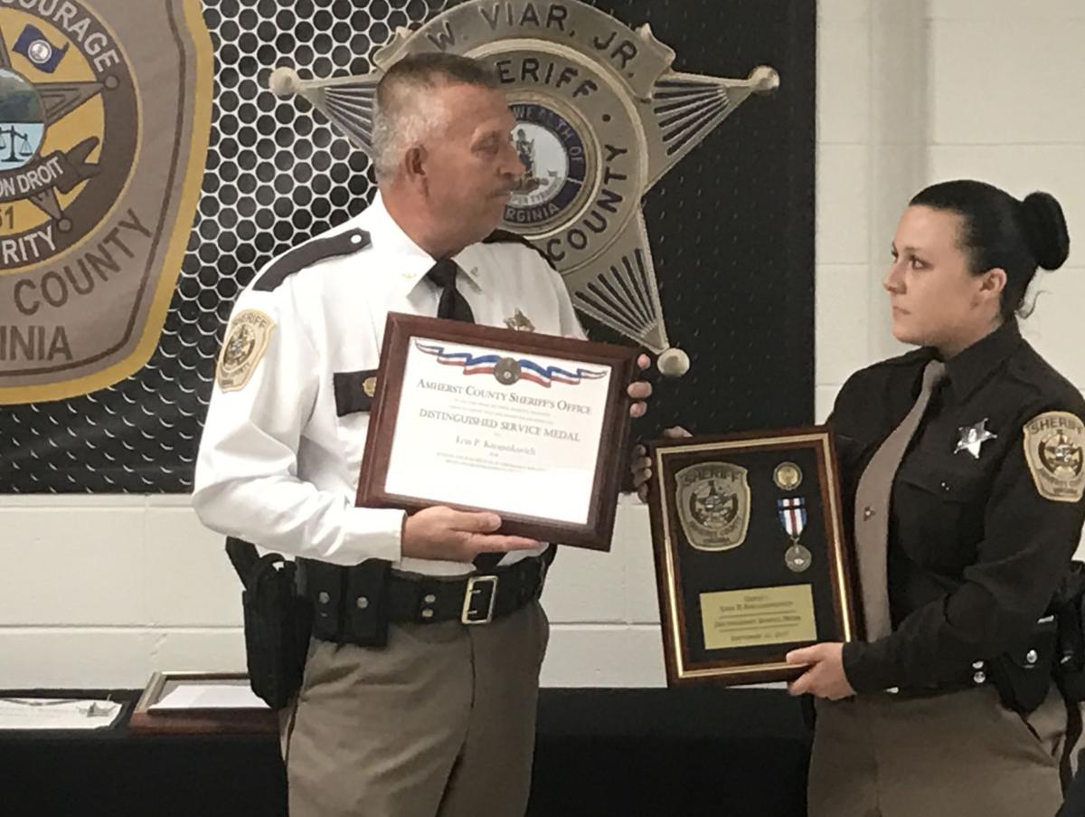 Amherst officers honored for bravery in shooting incident