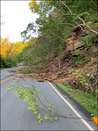 Rock slide