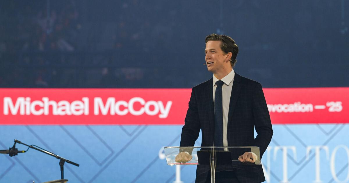 Turning Point USA's Michael McCoy addresses LU students